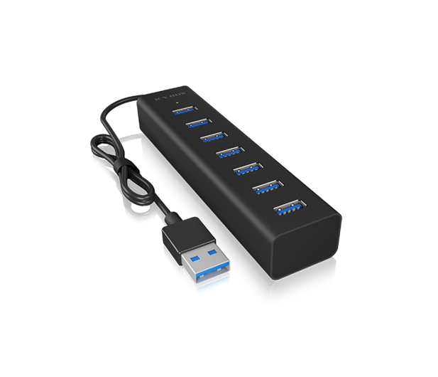 ICY BOX HUB USB-A - 7x USB-A z zasilaczem - 1265619 - zdjęcie 4